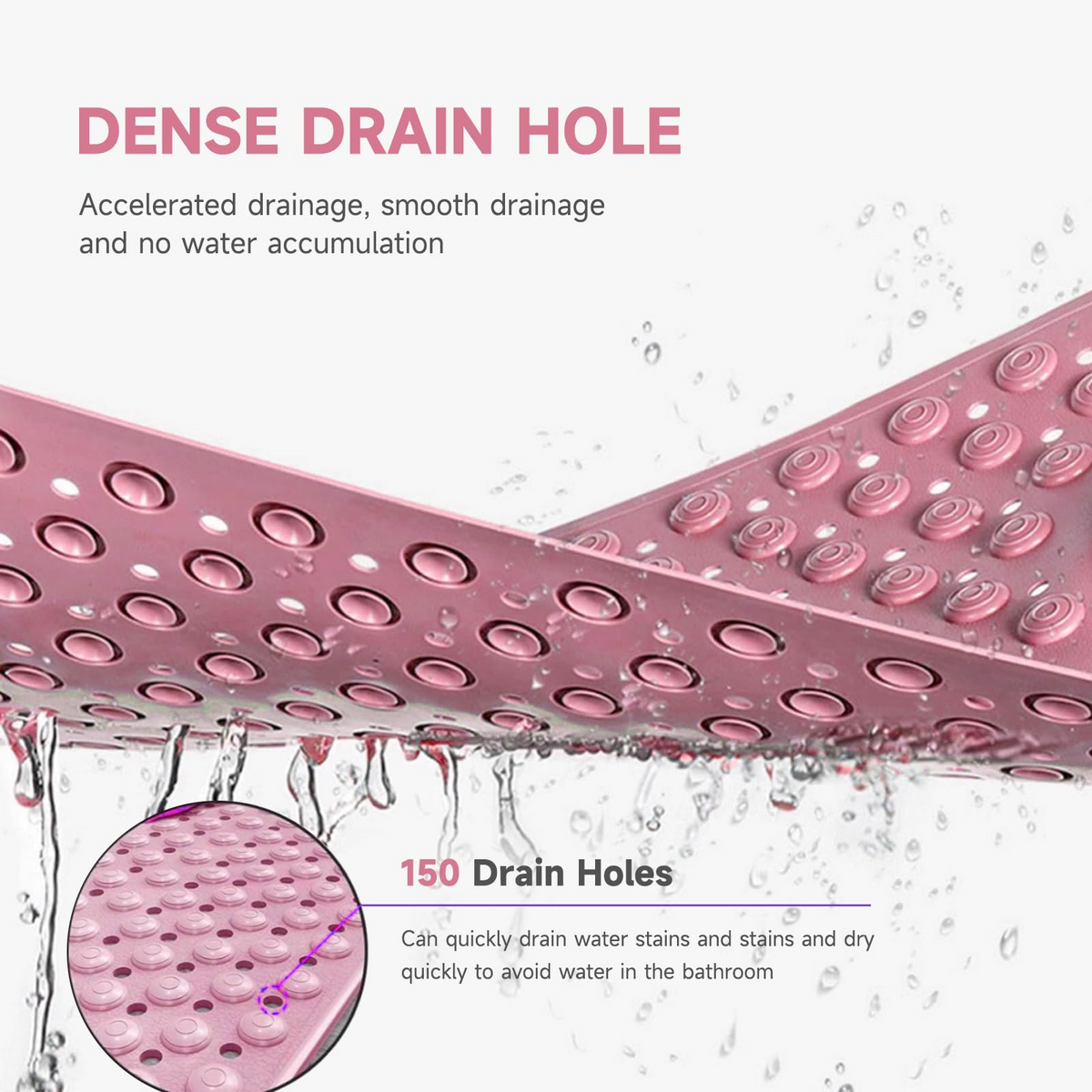 ⚡Limited Deal 44% OFF🔥 360° Foot Scrubber Shower Mat – Suction Cup Non-Slip Safety