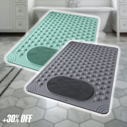 ⚡Limited Deal 44% OFF🔥 360° Foot Scrubber Shower Mat – Suction Cup Non-Slip Safety