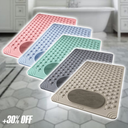⚡Limited Deal 44% OFF🔥 360° Foot Scrubber Shower Mat – Suction Cup Non-Slip Safety