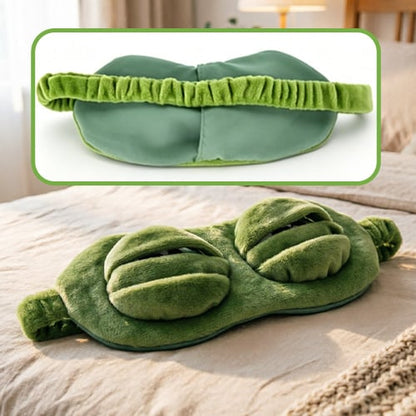 🐸40% OFF!💤Soft Funny Frog 3D Sleep Mask