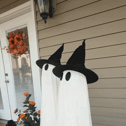 Halloween Spooky Lighted Ghost Decor Set