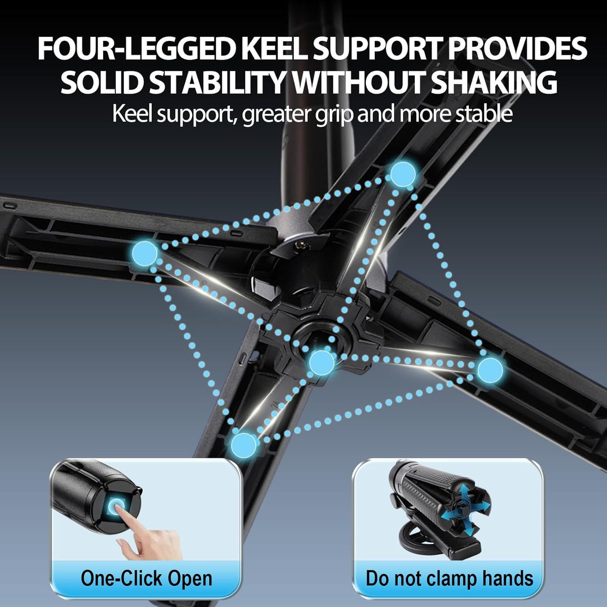 Mini 4-in-1 Magnetic Selfie Tripod