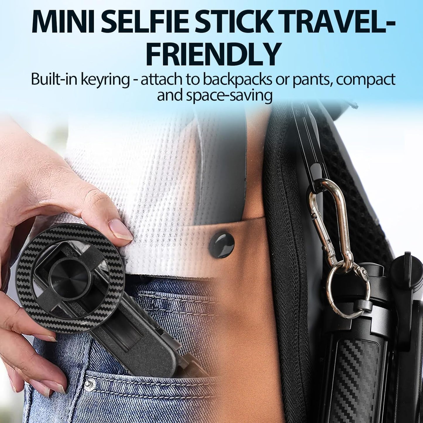 Mini 4-in-1 Magnetic Selfie Tripod
