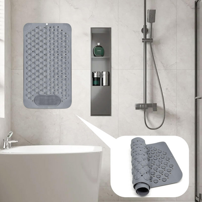 ⚡Limited Deal 44% OFF🔥 360° Foot Scrubber Shower Mat – Suction Cup Non-Slip Safety