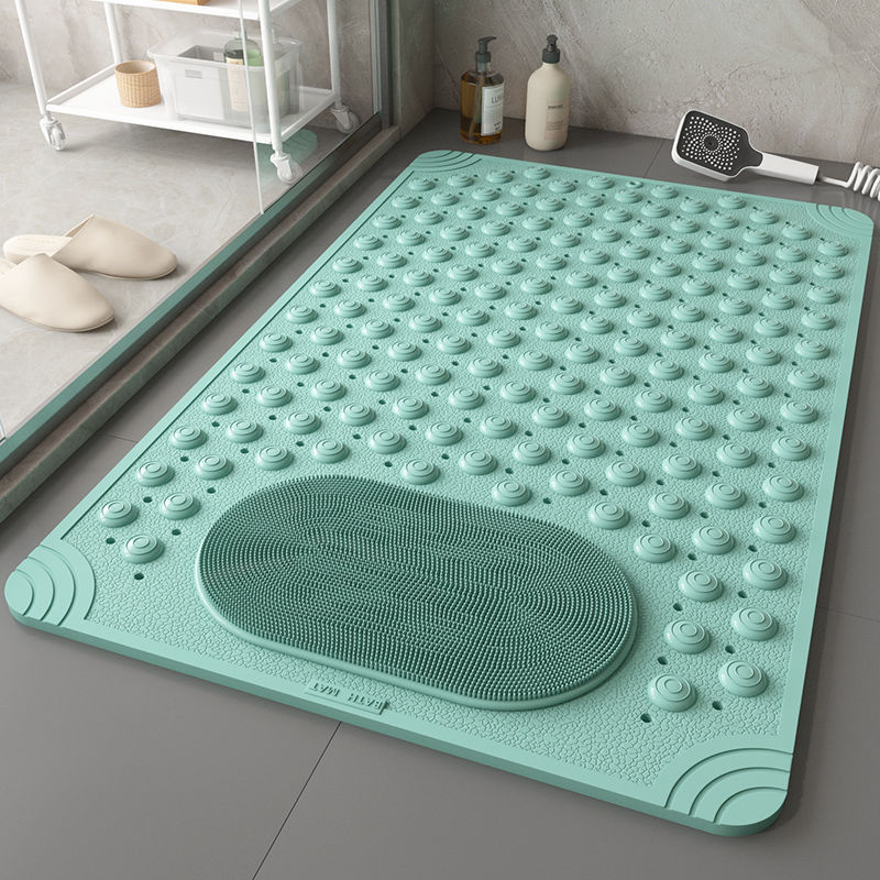 ⚡Limited Deal 44% OFF🔥 360° Foot Scrubber Shower Mat – Suction Cup Non-Slip Safety