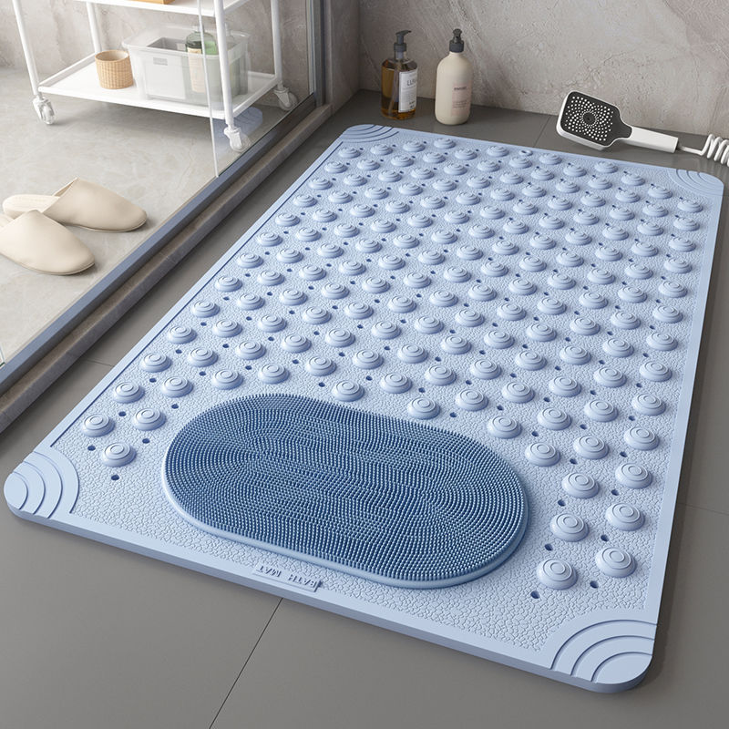 ⚡Limited Deal 44% OFF🔥 360° Foot Scrubber Shower Mat – Suction Cup Non-Slip Safety