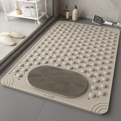 ⚡Limited Deal 44% OFF🔥 360° Foot Scrubber Shower Mat – Suction Cup Non-Slip Safety