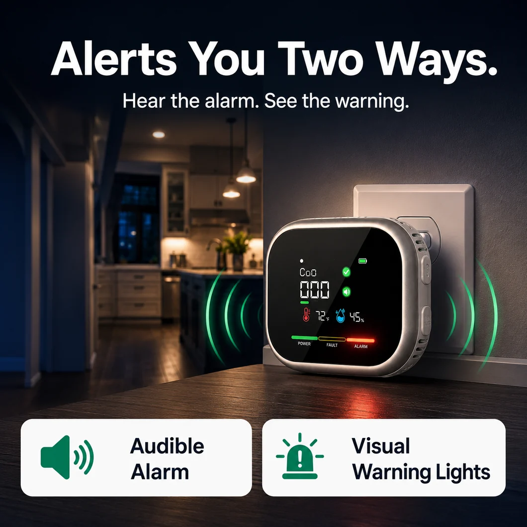 Neravio® 6-in-1 Combustible Gas Detector